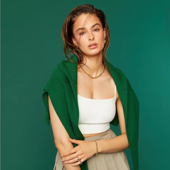 Oak+Fort Cropped Tank - Picture 1 of 6